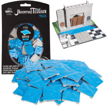 Monster Adventure Terrain 50pc Water Tile Expansion Pack HandPainted 1x1 Tile Set Easy Snap Creates Amazing Tabletop Terrain in Minute Customize