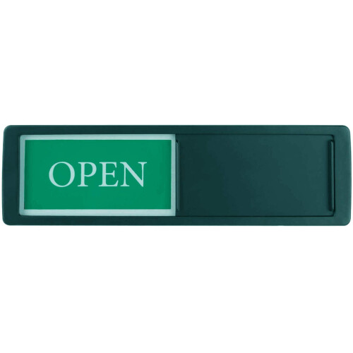 Cartello Aperto/Chiuso Per Porte In Acciaio Inox - Targa Rotonda Con Catena, Stile US - Foto 10