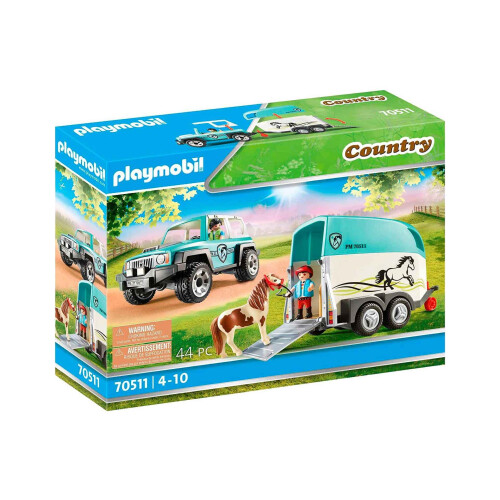 PLAYMOBIL Playmobil Auto met Ponytrailer