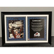 Encore Brandz 161-99 Colorado Avalanche 12x18 - Landslide! Hockey Remarkable Moment