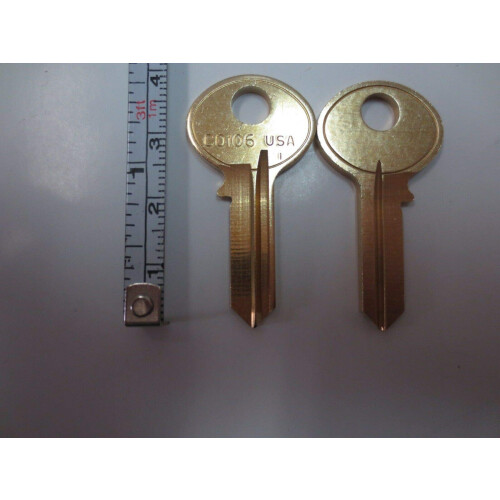 Parti 50 PC CO106 Key Blanks / CO106 1003m Key Blank