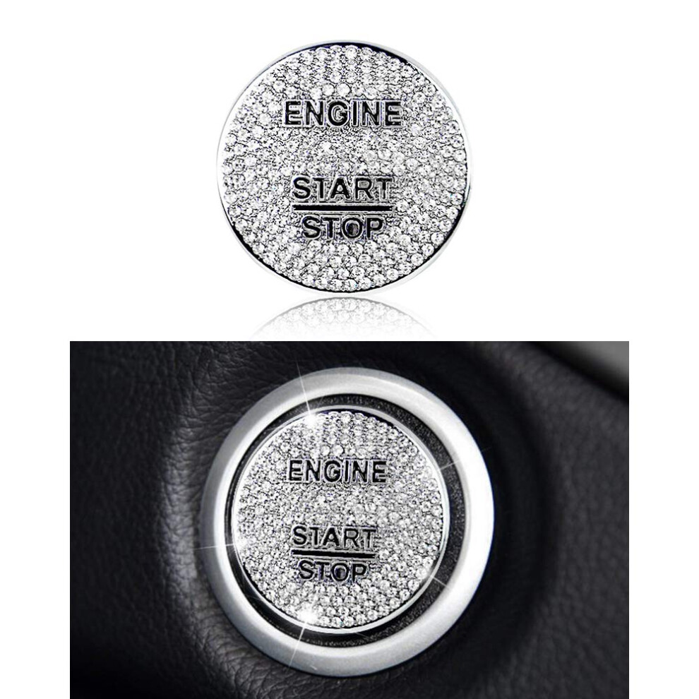 Lecart For Mercedes-Benz Interior Accessories Bling Engine Start Stop 781454794539