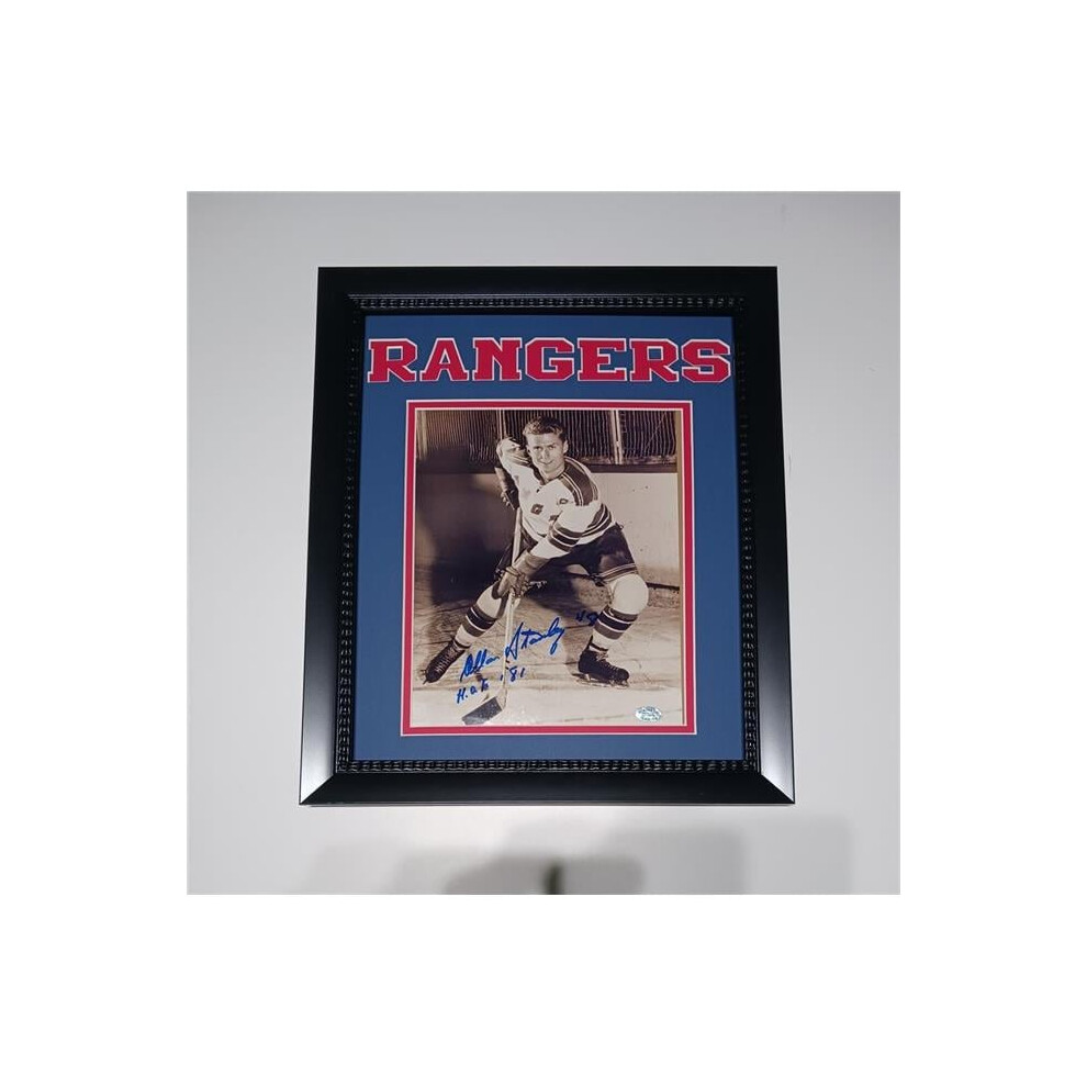 Encore Brandz 162-43   York - Hockey Allan Stanley 11x14 Auto frame