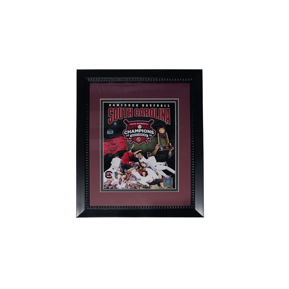 Encore Brandz 753466161531 South Carolina Baseball 11x14 Frame 2010 National Champs