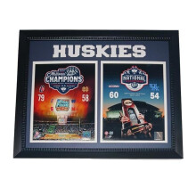 Encore Brandz 753466161838 Connecticut Basketball 2014 Champions 12x18 Double frame