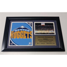 Encore Brandz 753466153062 Denver Basketball 2023 Champions 12x18 Custom Frame