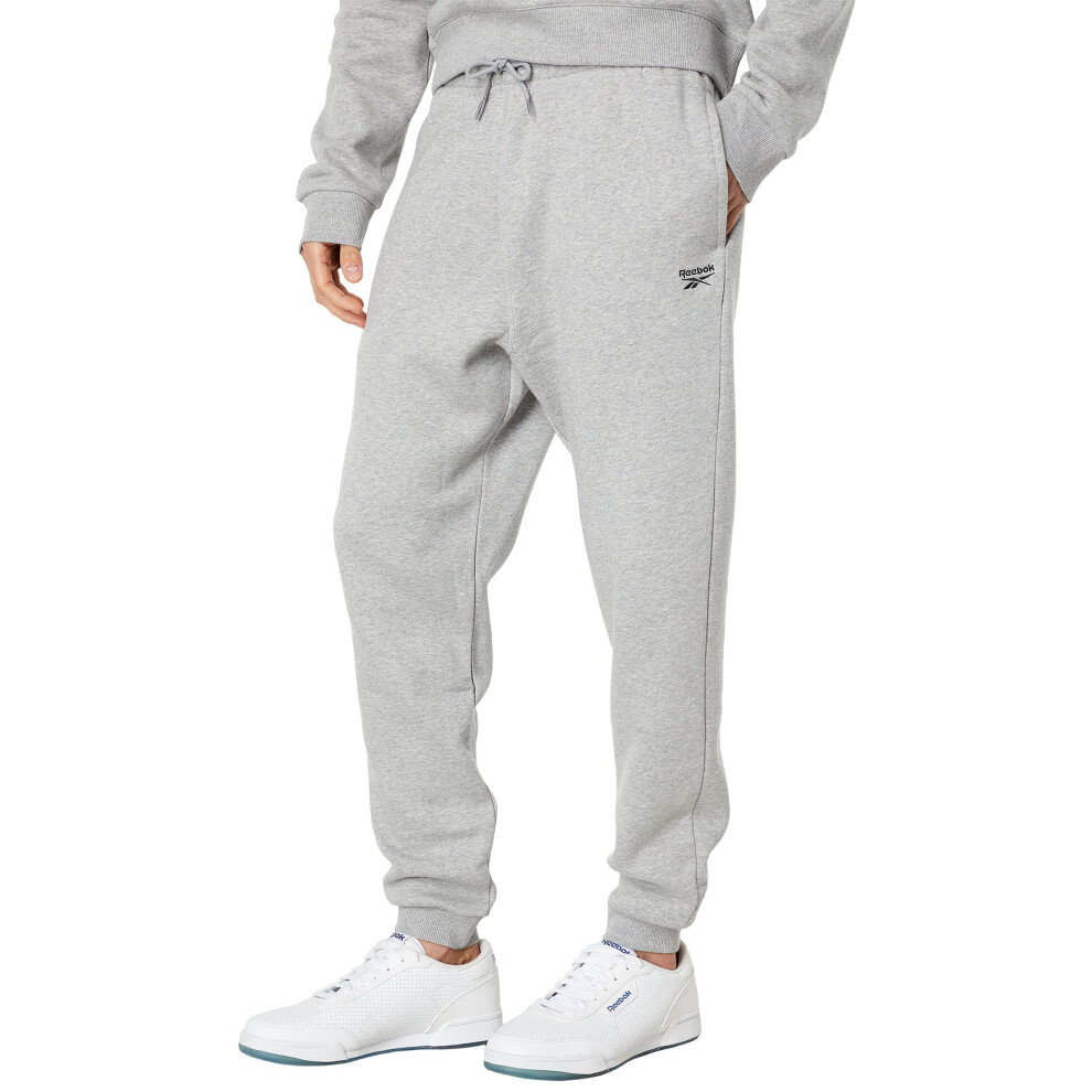 Reebok Men's Standard Fleece Joggers  Medium Heather Grey  Large