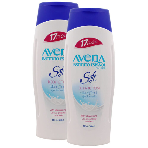 Avena Instituto Espaol Ενυδατική Κρέμα Σώματος, Μαλακή, 2-Pack των 17 Fl Oz, 2 Μπουκάλια
