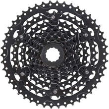 Microshift Acolyte Cassette - 8 versnellingen 12-46t zwart ED gecoat