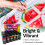 Permanent Fabric Paint for Clothes 24 Colors Bulk Kit for Upholstery O 4