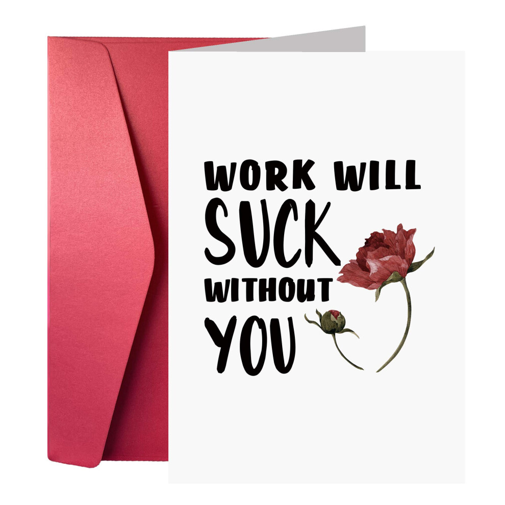 Divertente Biglietto D'addio Per Un Collega Che Se Ne Va, Regalo Per Un Collega Che Se Ne Va, Biglietto Per Un Nuovo Lavoro O Per La Pensione. Il