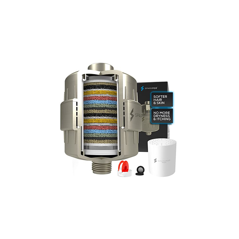 Capsule filtrante de douche     haut rendement SparkPod - Convient aux personnes souffrant