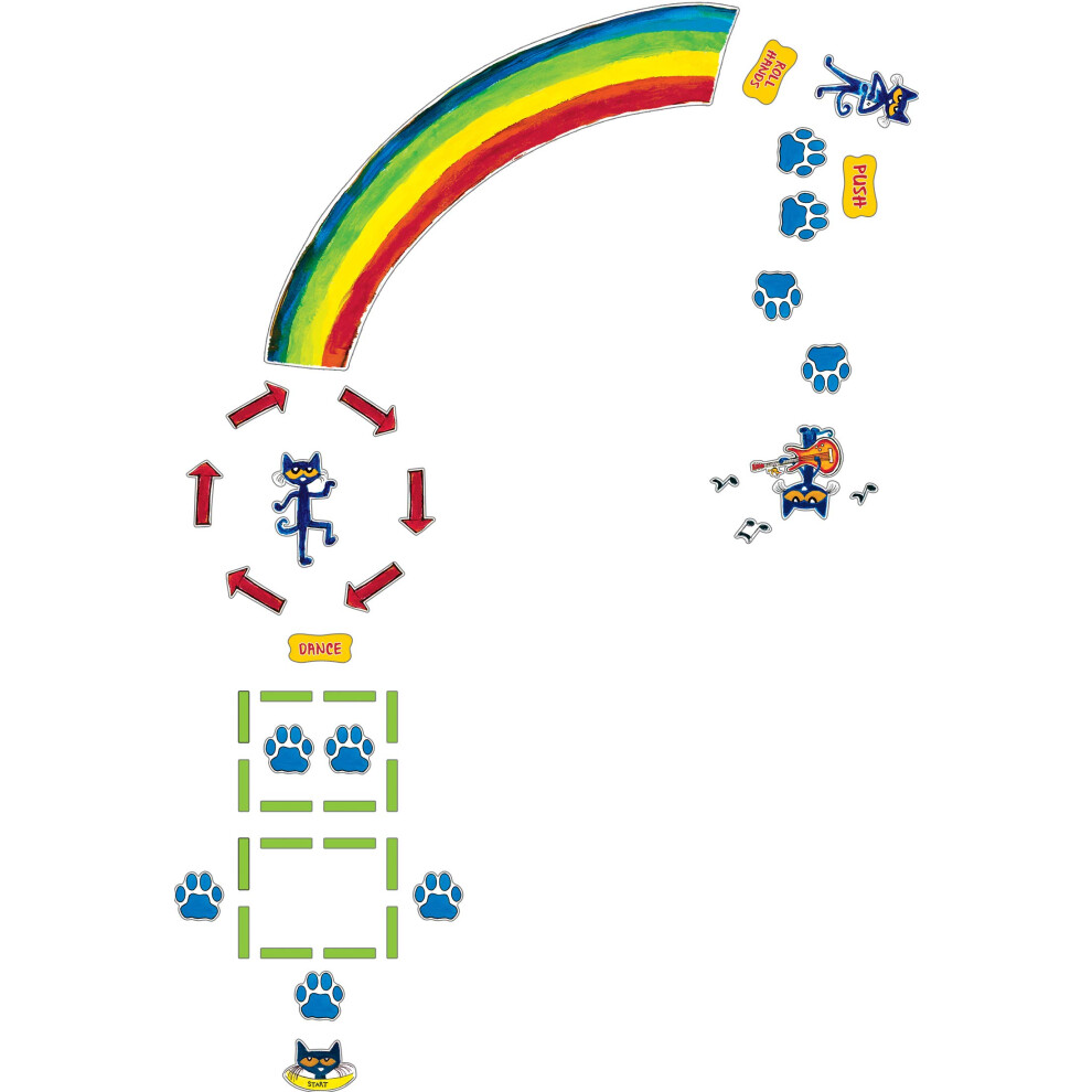 Choix De L'enseignant Pete The Cat Rainbow Boogie Sensory Path