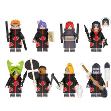 (8pcs-A) 24pcs Naruto Minifigures Kids Toys Gifts