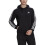 Adidas adidas Ανδρικό Φούτερ Essentials 3-Stripes, Μαύρο/Λευκό, Large 1