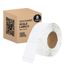 Hobart Quantum QWU300 Weegschaallabels | 2,25 x 3 inch | 1000 labels/rol |