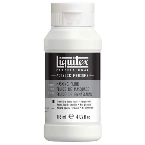 LIQUITEX Acrylic Masking Fluid Medium 118ML  Transparent
