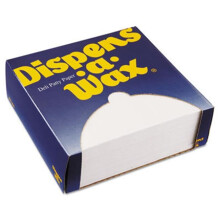 Dixie Food Service DXE801200 Dispens-A-Wax Waxed Deli Patty Paper Sheets, White - 6 x 6