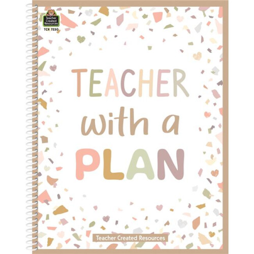 Teacher Created Resources TCR7230 Terrazzo Tones Teacher Planner