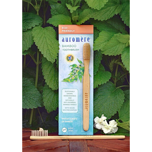 Auromere Bamboo Toothbrush (6 Pack) 2