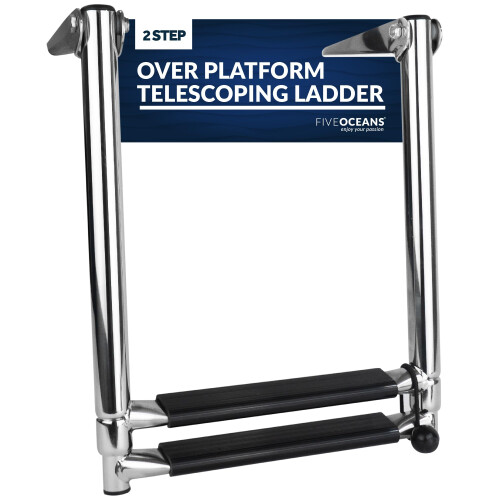 Five Oceans 2-traps bootladder over platform Telescopische bootladders