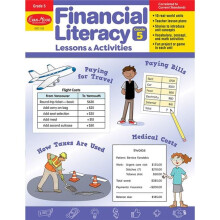 Evan-Moor EMC3125 Financial Literacy Lessons & Activities, Grade 5