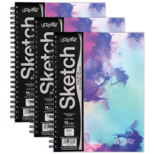 Dixon Ticonderoga PAC38038-3 Watercolor Poly Sketch Book - 3 Count