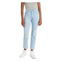Damskie jeansy Levi's 724 z wysokim stanem i prostym krojem Tribeca Moon (bezwodne) 25
