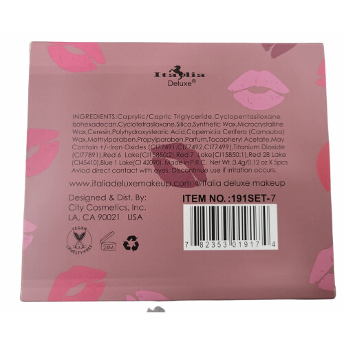 Italia Deluxe Top Five Baddie Babe Mousse Matte Lippenstift Set 1