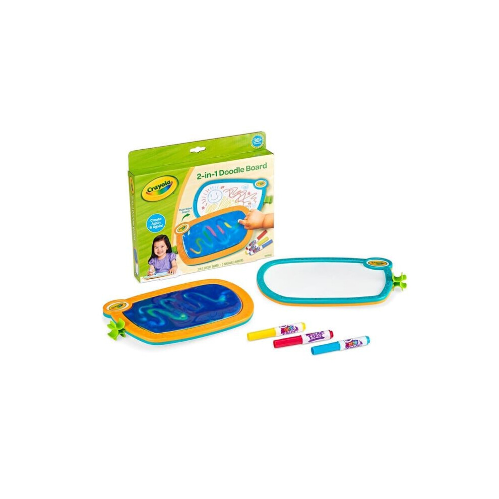 Crayola BIN811536 Young Kids Double Doodle Board