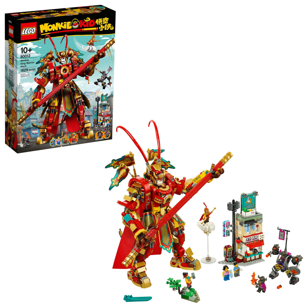 New Lego Monkie Kid: Monkey King Warrior Mech Toy Building Kit (1 62 80012