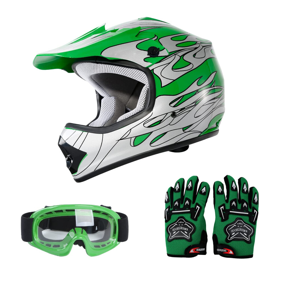 Casque SLMOTO Dot Youth pour enfants, casque de motocross, tout-terrain, pour la rue