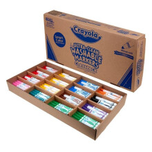 Crayola BIN588220 Washable Broad Line Markers - 200 Count