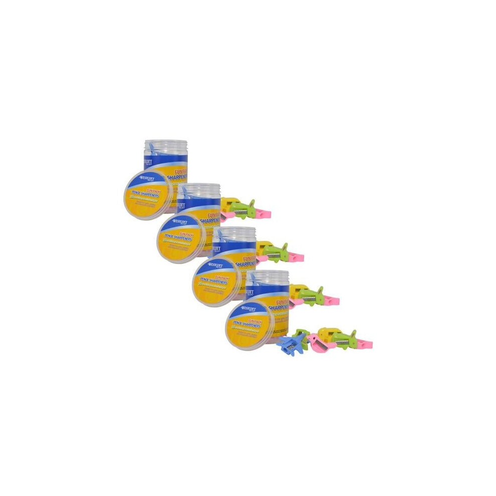 Photos - Other Office Equipment Acme United ACM17796-4 Assorted Shapes Manual Pencil Sharpeners, 30 per Pack - Pack of 4