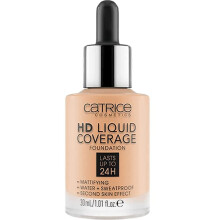 Catrice | HD Liquid Coverage Foundation | Vysok a prirozen kryt | Vegan & Cruelty Free (025 | Tepl oves)