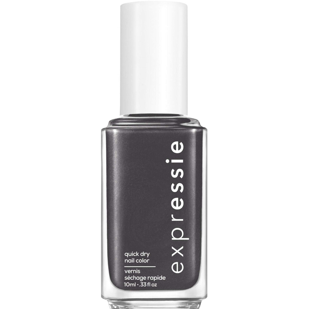 Essie Gray Expressie Nail Polish Quickdry Charcoal Nail Polish Vegan What The Tech 033 Fl Oz