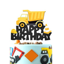 Glitter Building Truck Camion La mul?i ani Tortul Torpper Construc?ie TAKK TAKK TAKE Tort