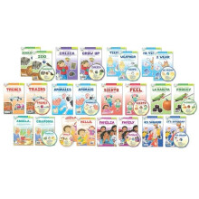 PBS Publishing PBSCTM2021 Spanish-English Readers Book with Audio CD Bundle Set - Set of 12