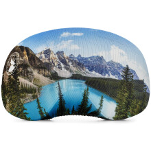Ski Snowboard Goggle Cover Sleeve - Linse ridse St?vbeskyttelse til rejseopbevaring og Apres (Banff)