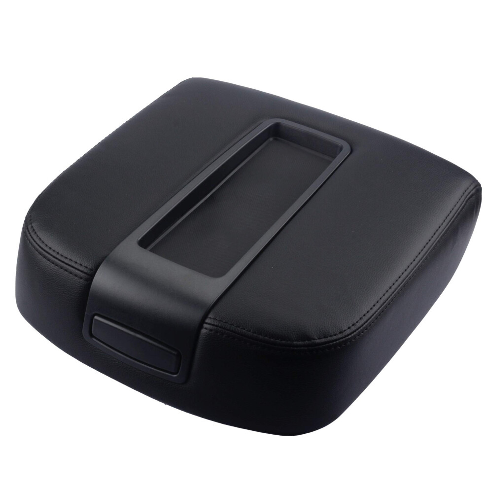 Dasbecan Center Console Cover Lid Cover Compatible Z 2007-2014 Chevy Avalanche Silverado Suburban 1500 2500 Gmc Yukon Sierra 2500HD 3500HD Center-image