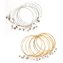 Liyafy A-Sets mit 16 Lyra-Harfensaiten, Ersatz-Metallsaite fr Lyra-Harfe
