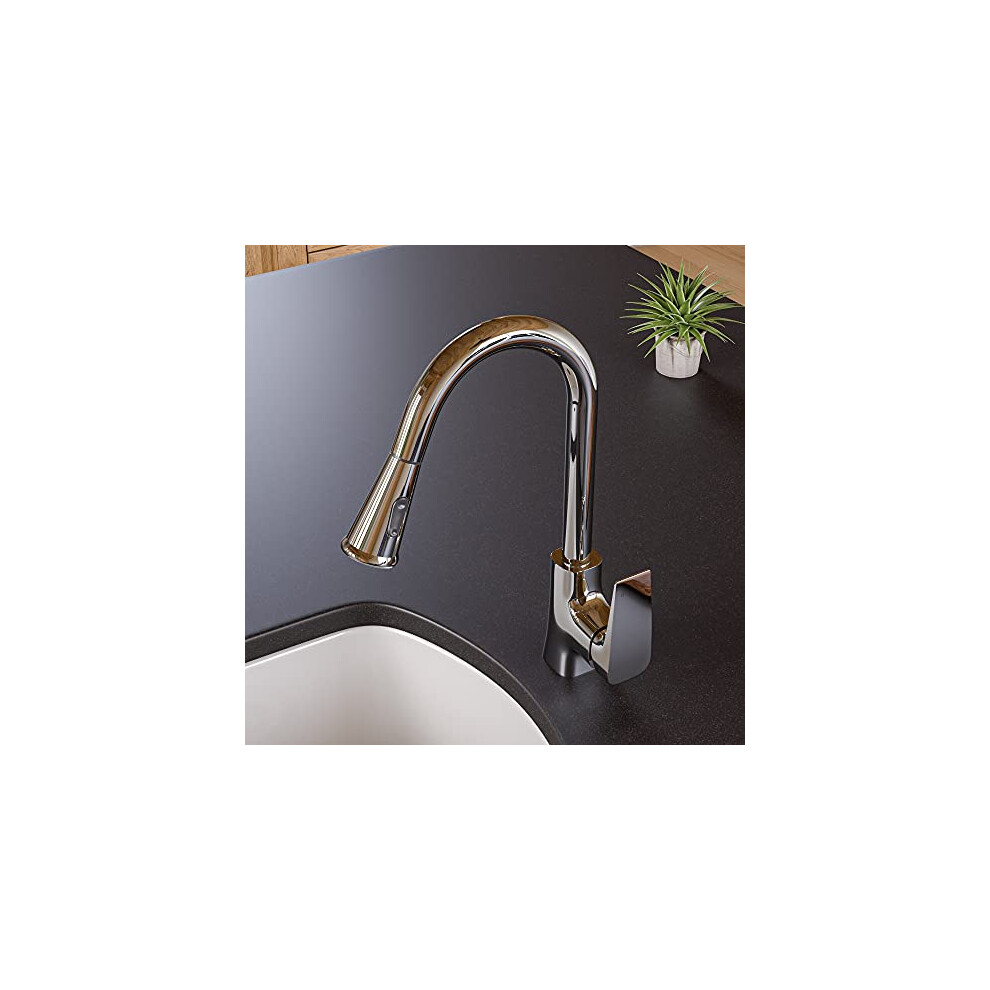 Photos - Tap Alfi brand ABKF3889-PC Kitchen Faucet Polished Chrome