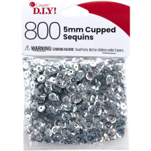 Cousin DIY Silver 5mm paiete
