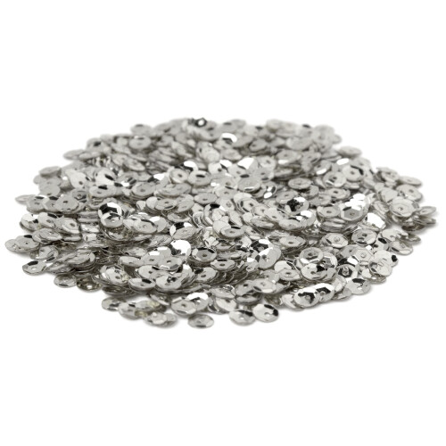 Cousin DIY Silver 5mm Cupped Sequins  800pc 1