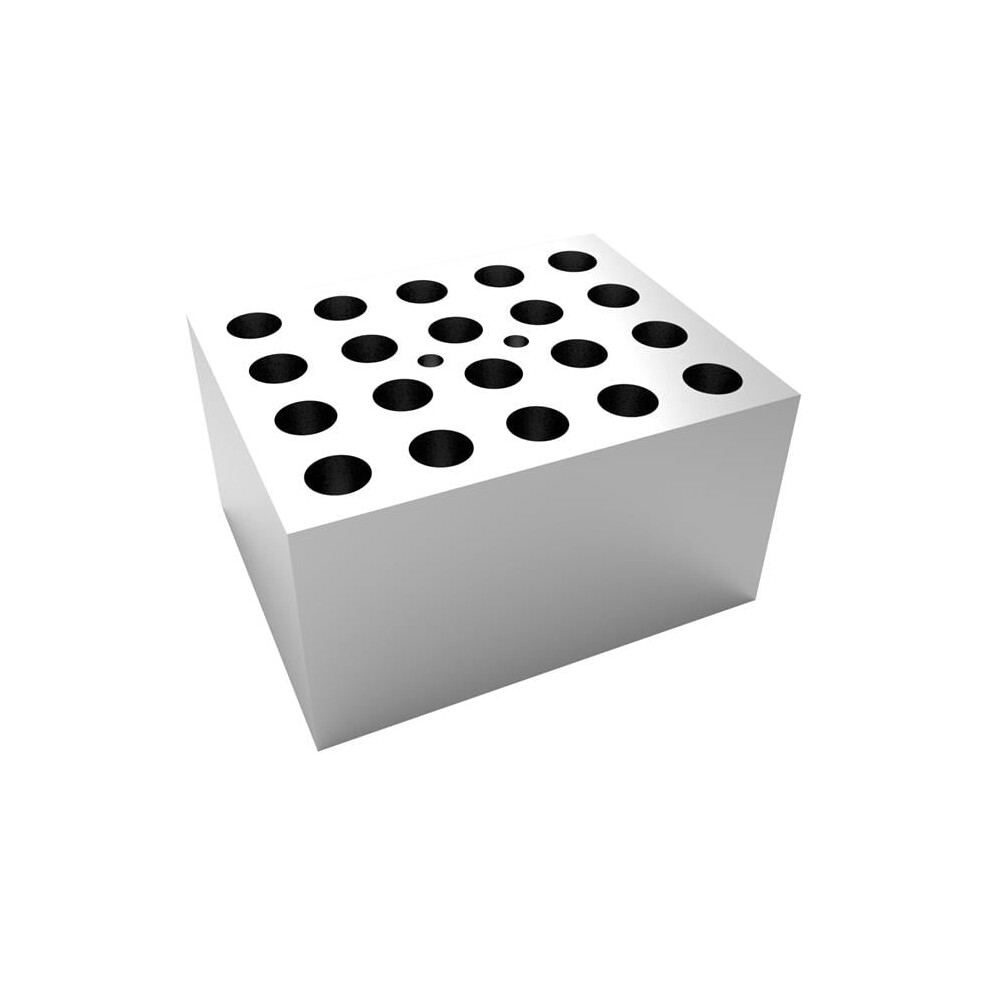 Photos - Creativity Set / Science Kit Four Es Scientific TC0401001-64 F10.9 mm x 38.1 mm Corning Tube Dry Bath Block - 20 x 2.0 ml