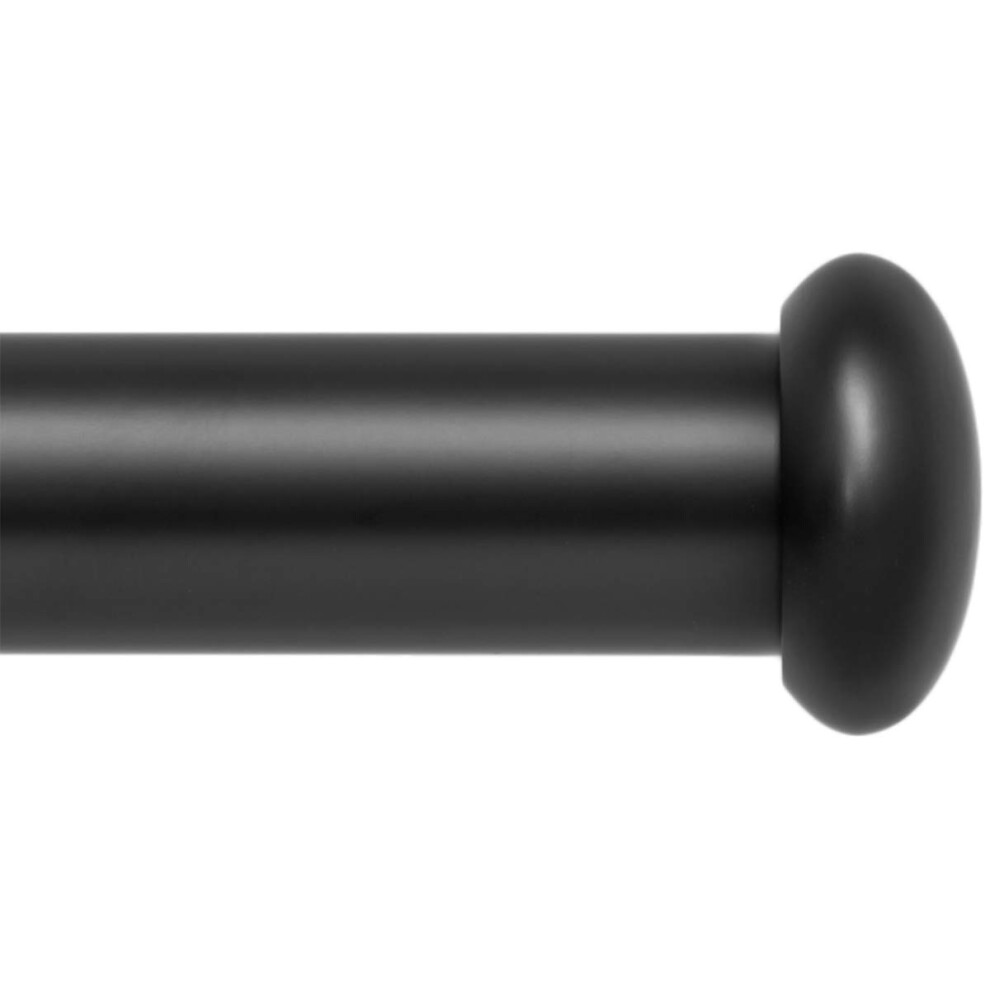 Ivilon Adjustable Window Curtain Rod  HeavyDuty  Ideal for Living Room  Bedroom  Easy Install  Black 1628 Inch-image-OPC-PFRDQXV-NEW