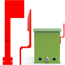 Folding Wall Mount Mailbox Flag Vertical Mailbox Flagg Utformad fr att passa unika postldor 180 graders postlda Flagga Inga verktyg krvs stic