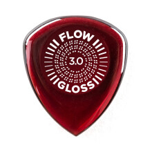 Jim Dunlop Flow Gloss 3,0 mm Gitarrenplektren, 3er-Pack