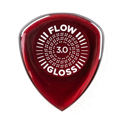 Dunlop Jim Dunlop Flow Gloss 3.0mm Gitarrplektrum-3 Pack