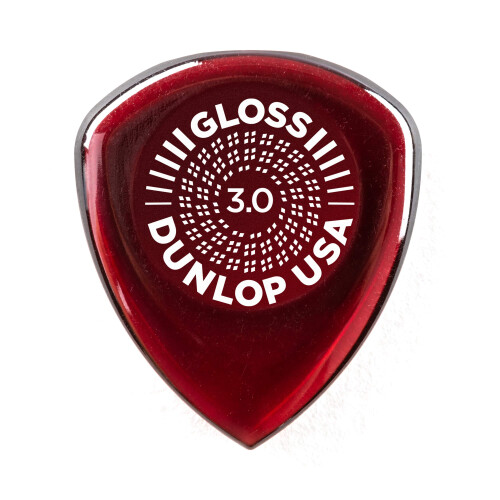 Dunlop Jim Dunlop Flow Gloss 3.0mm Gitarrplektrum-3 Pack 1